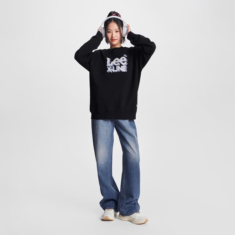 Кофта Lee FW24 Crewneck Logo Sweatshirt - изображение 4