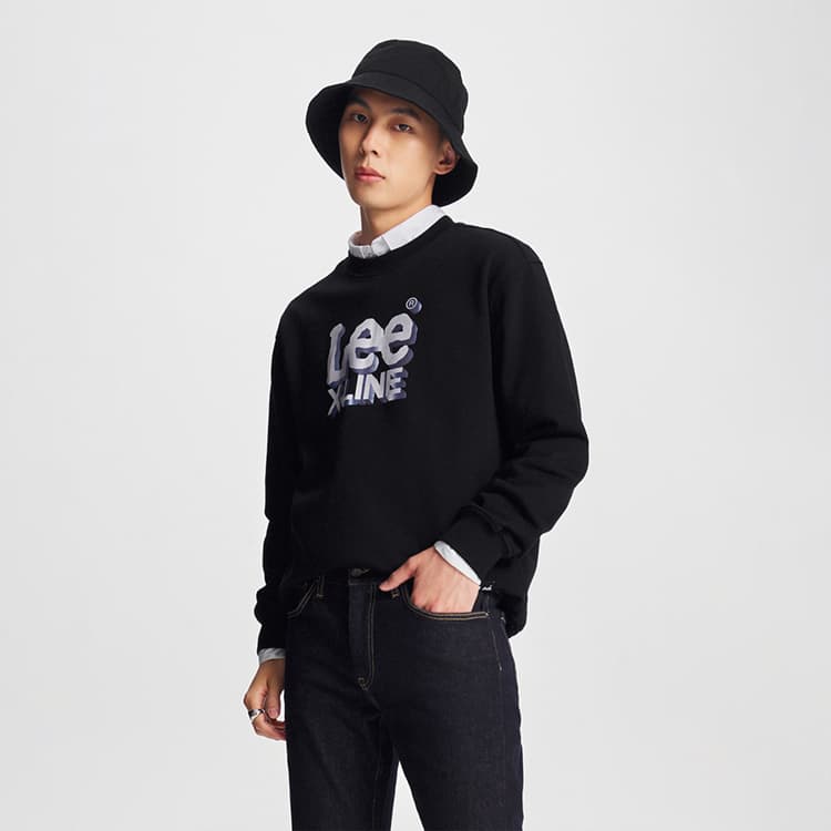 Кофта Lee FW24 Crewneck Logo Sweatshirt - изображение 7