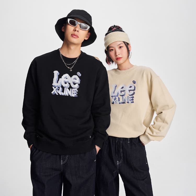 Кофта Lee FW24 Crewneck Logo Sweatshirt - изображение 3