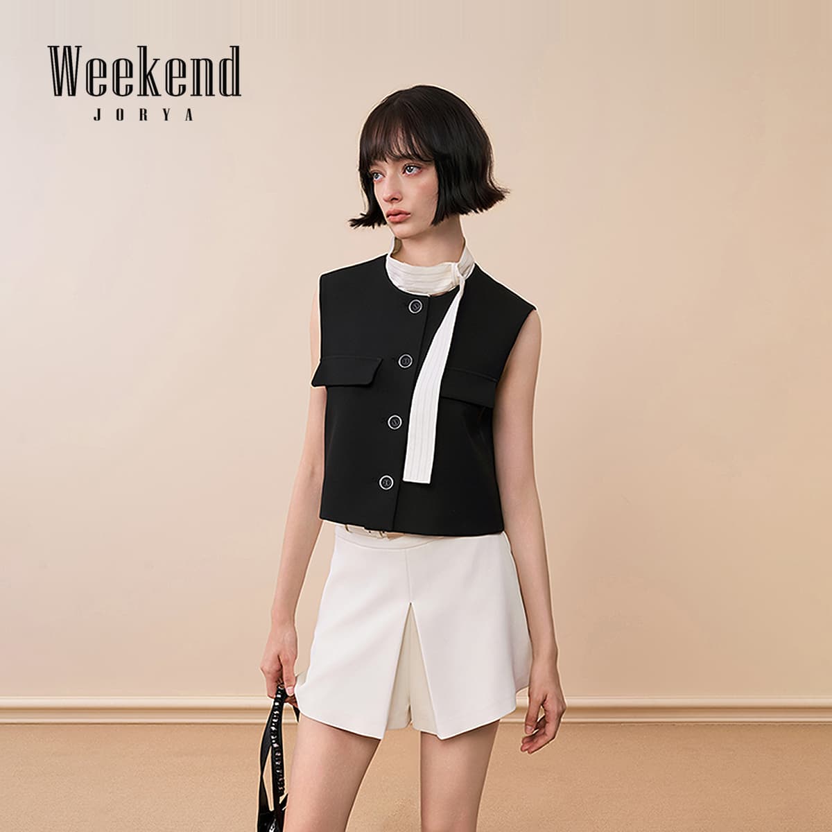 JORYAweekend Черные Женские Жилеты - изображение 5
