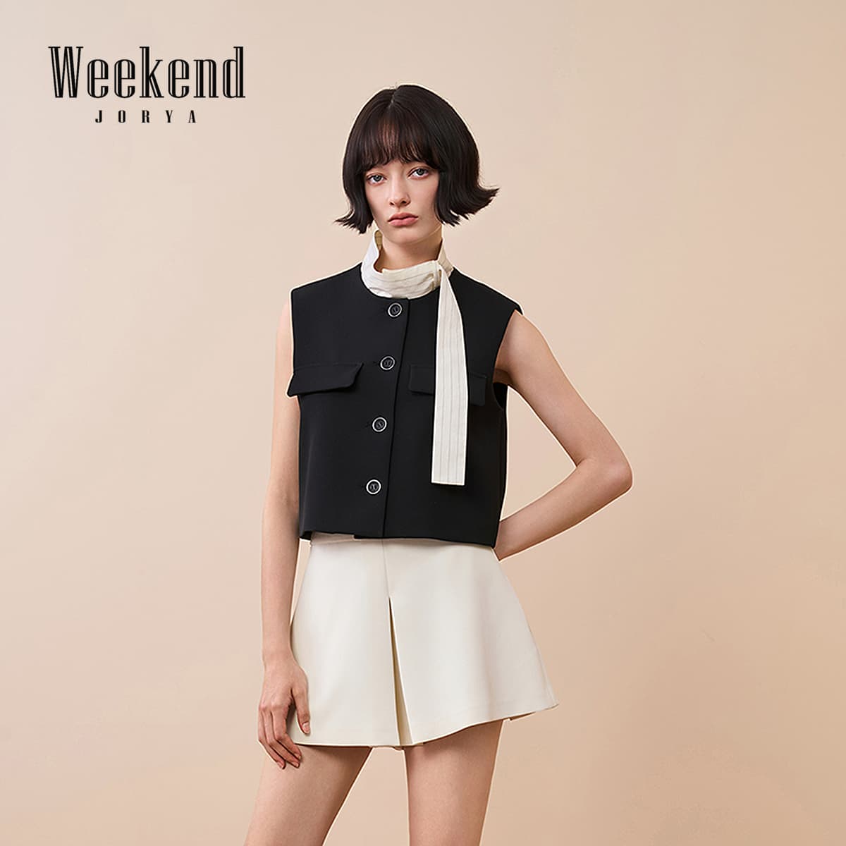 JORYAweekend Черные Женские Жилеты - изображение 3
