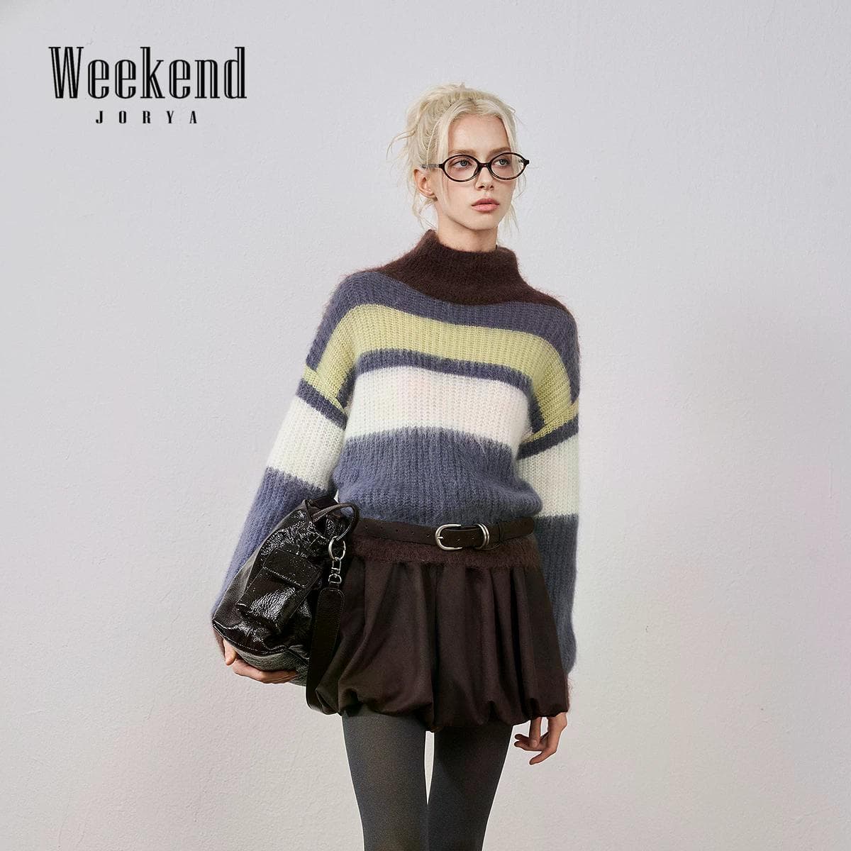 Кофта JORYAweekend Многоцветные полосы Женский трикотаж - изображение 5