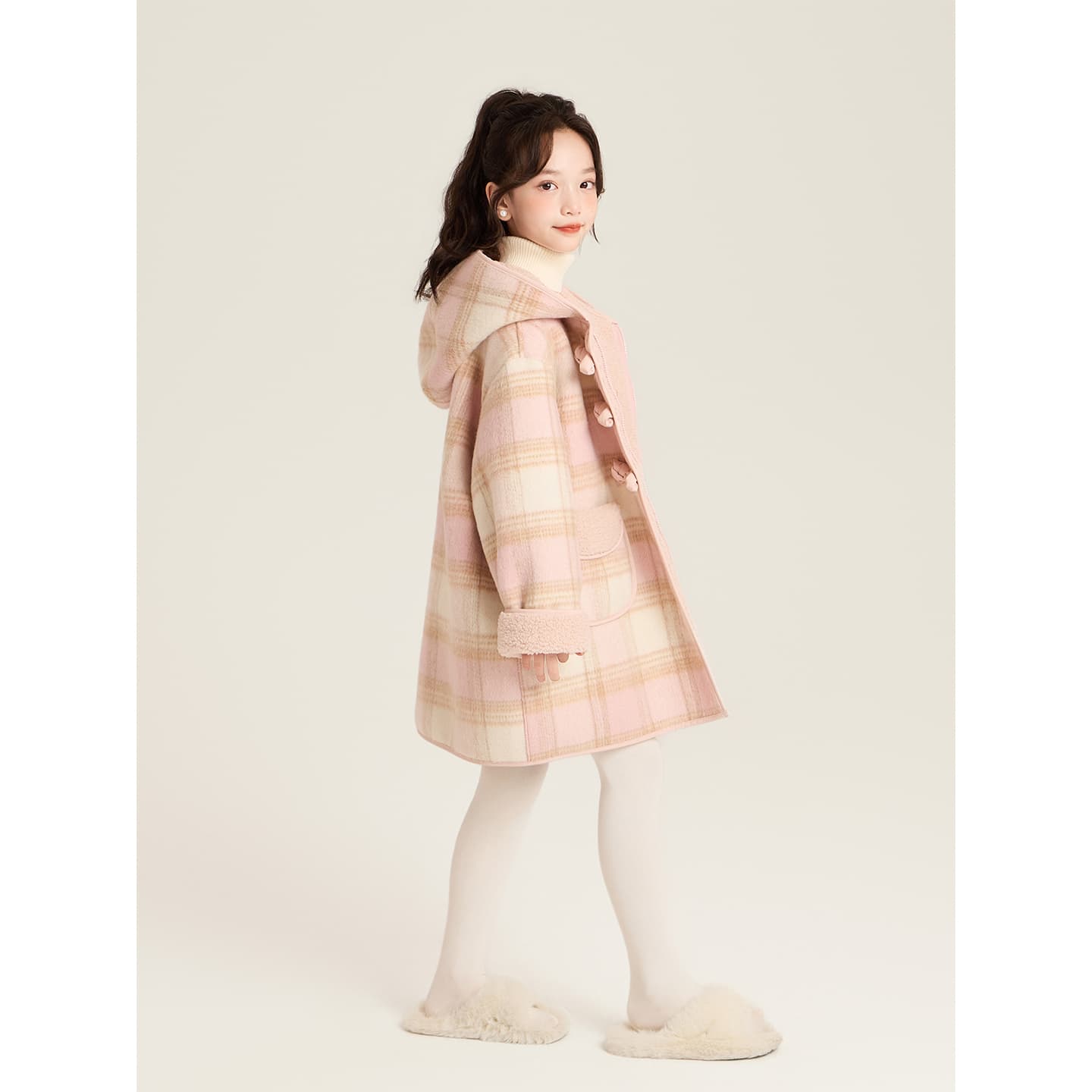 PIERRE CARDIN Розовый Kids Шерстяное пальто - изображение 3