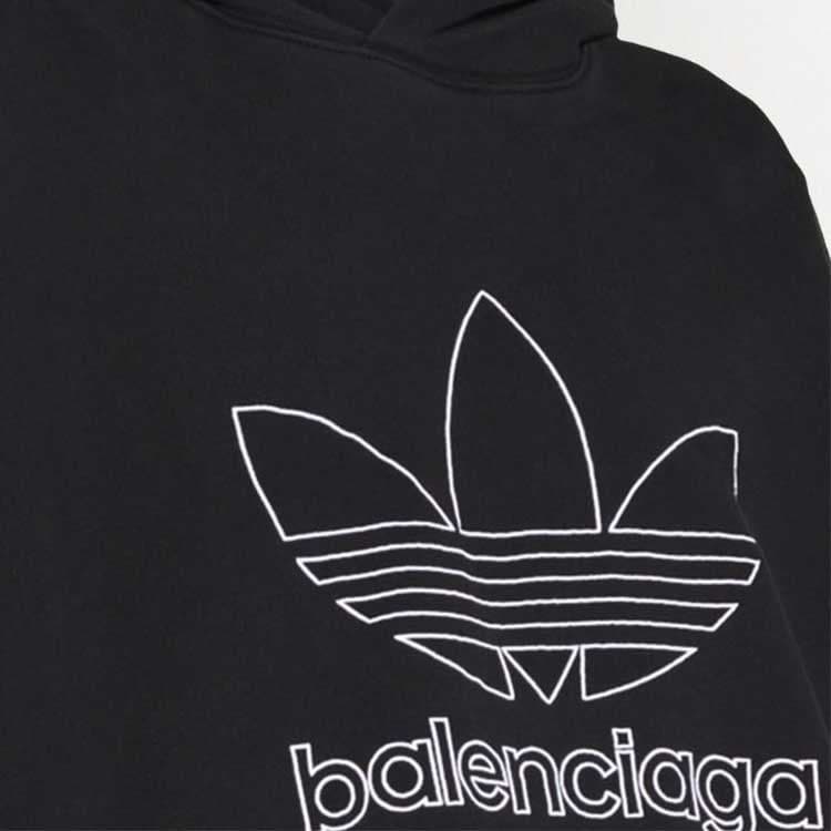 Худи Balenciaga x adidas SS23 Logo Hoodie - изображение 3