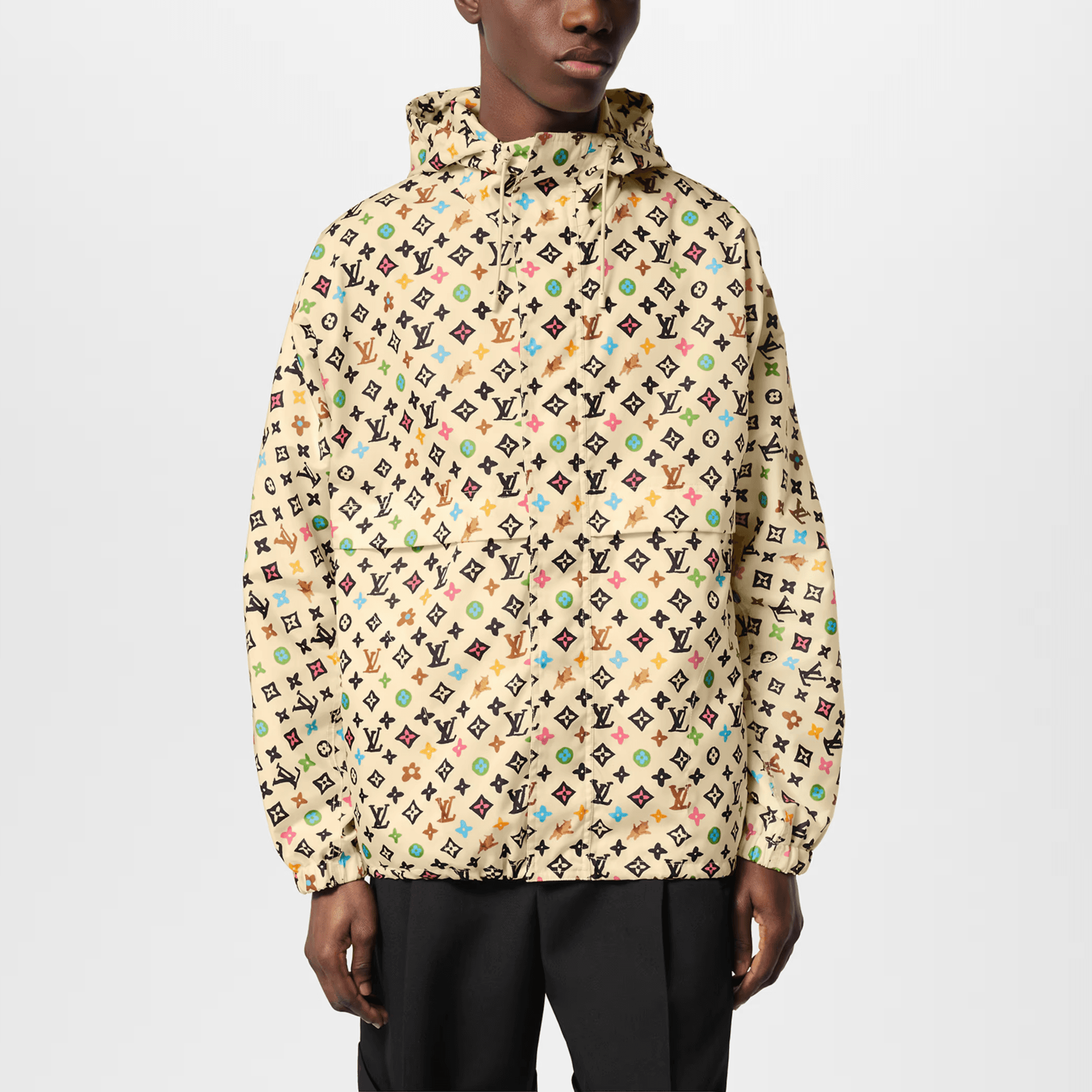 Куртка LOUIS VUITTON x Tyler SS24 Logo Windbreaker Jacket Yellow - изображение 3
