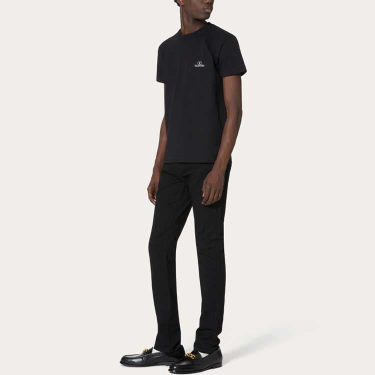 Футболка Valentino T-Shirt Black — фото 7