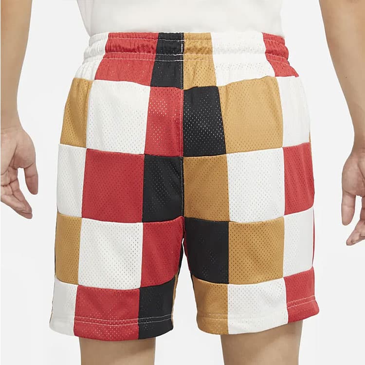 Шорты Jordan Loose Fit Plaid Colorblock Shorts - изображение 6