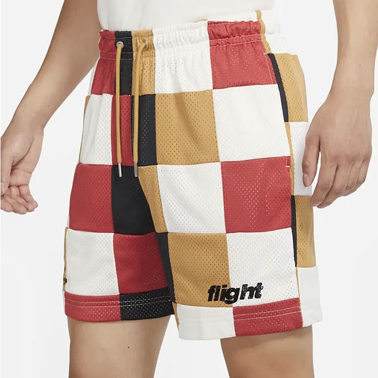 Шорты Jordan Loose Fit Plaid Colorblock Shorts - изображение 5