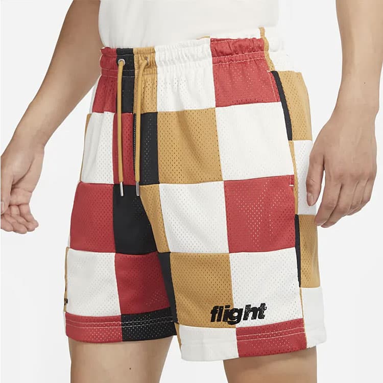 Шорты Jordan Loose Fit Plaid Colorblock Shorts - изображение 7