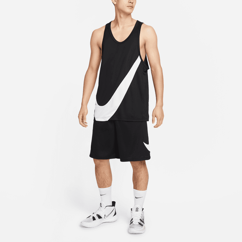 Тренировочные штаны Nike Large Logo Drawstring Shorts Black - изображение 3