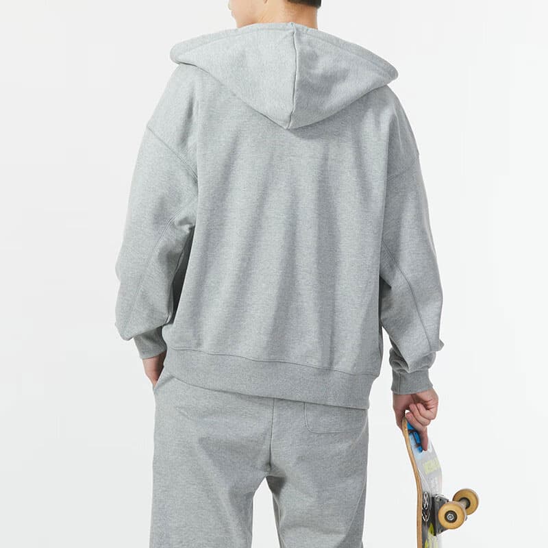 Куртка New Balance Letter Print Hoodie Jacket Gray - изображение 4