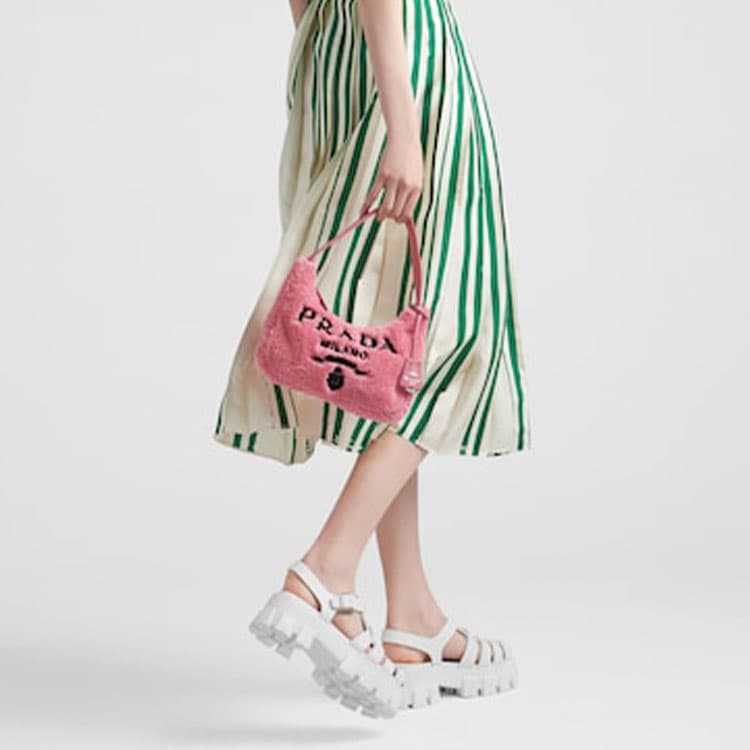 Мини-сумка Prada Re-Edition 2000 Pink - изображение 9