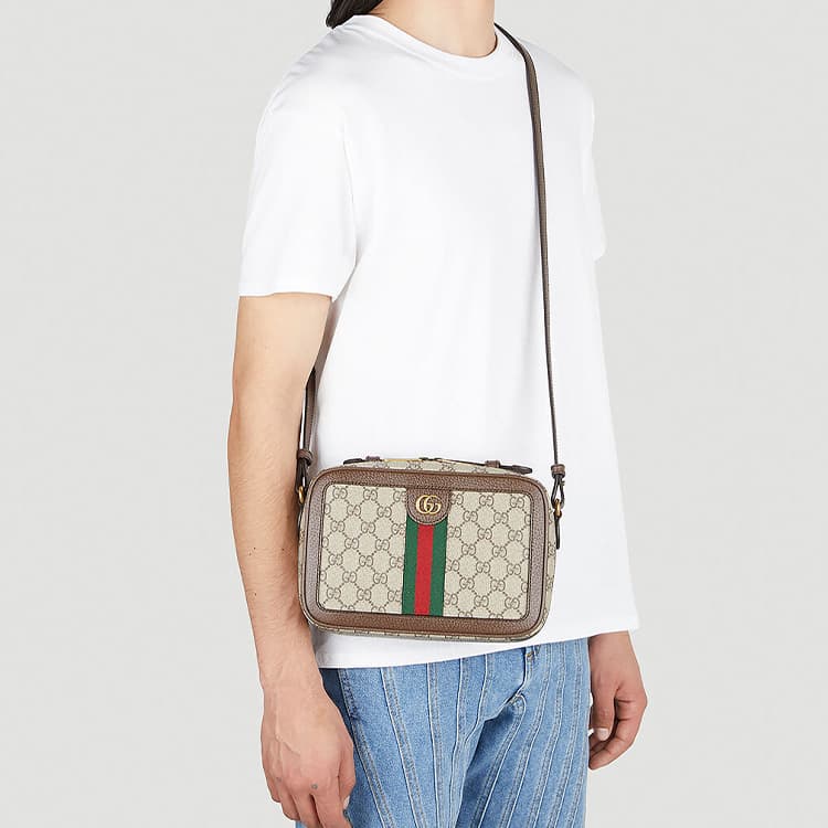 Сумка Gucci Ophidia Beige Ebony - изображение 12