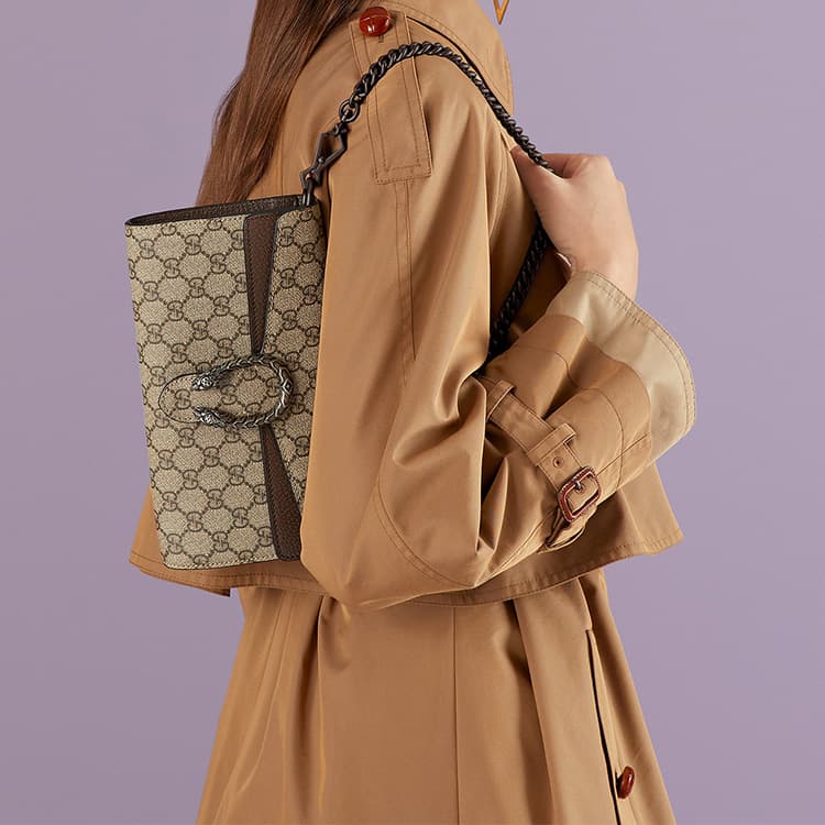 Мини-сумка Gucci Dionysus Brown - изображение 12