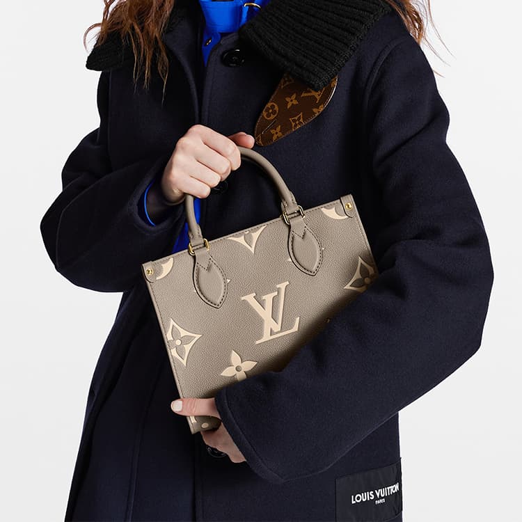 Сумка Louis Vuitton Onthego PM Elephant Grey/Cream - изображение 9