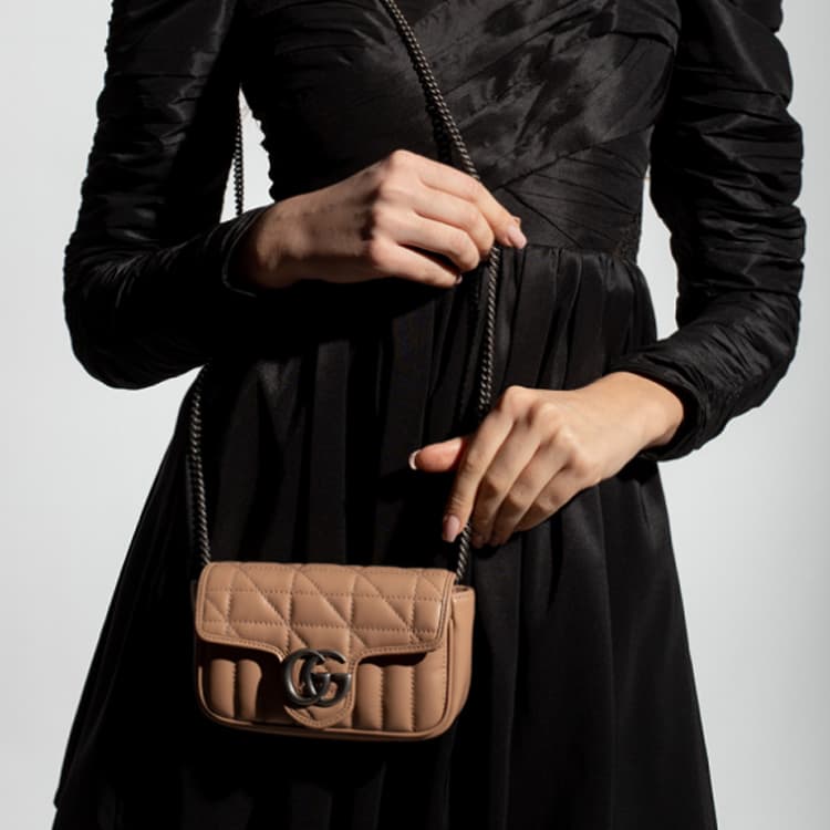 Сумка через плечо Gucci Marmont Mini - изображение 6