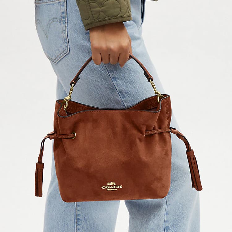 Сумка COACH Crossbody 24 Brown - изображение 5