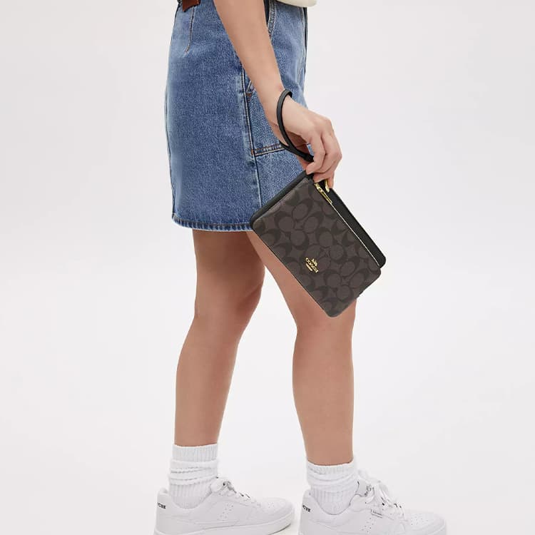 Кошелек COACH Double Zip 20 - изображение 5