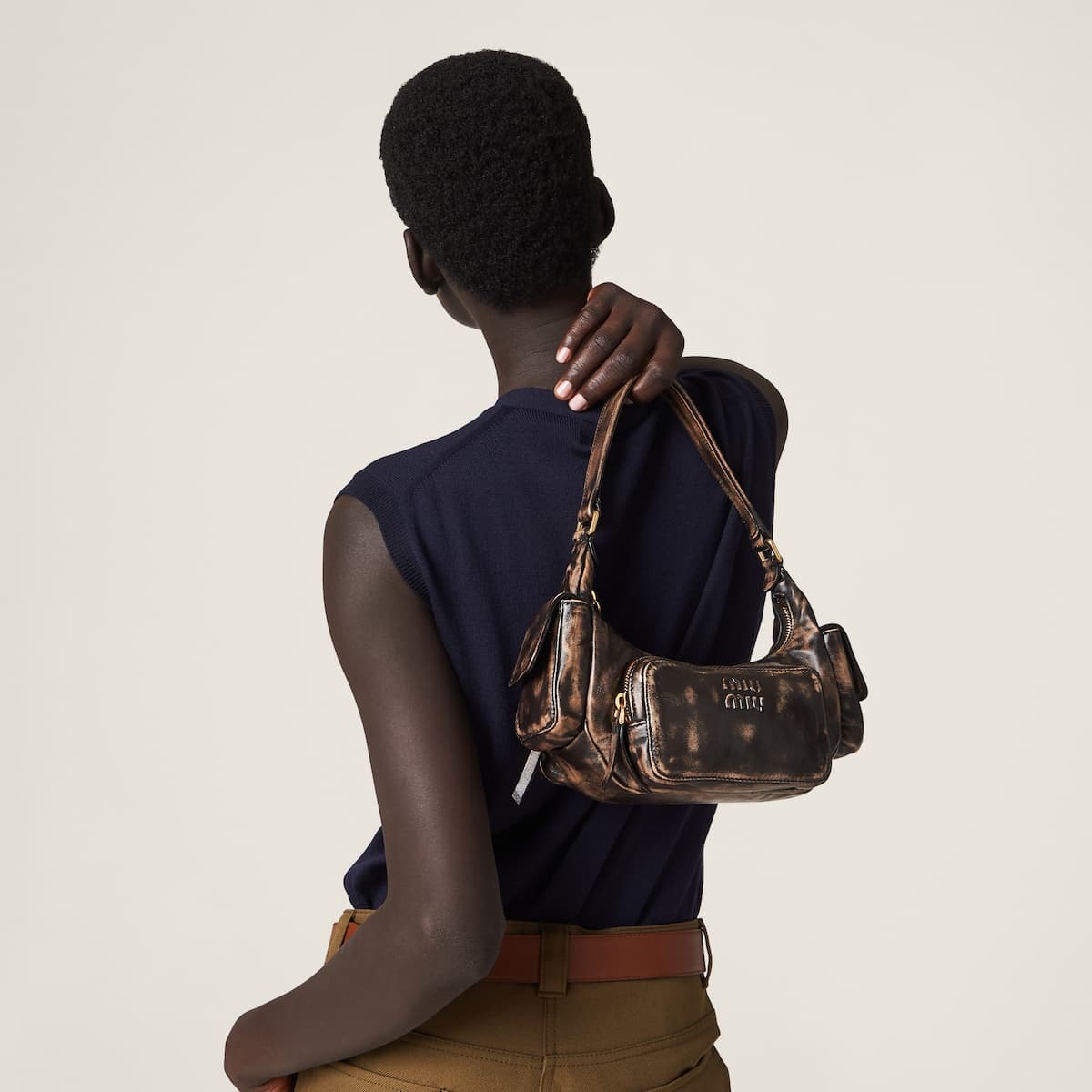 Мини-сумка Miu Miu Hobo Bag - изображение 7