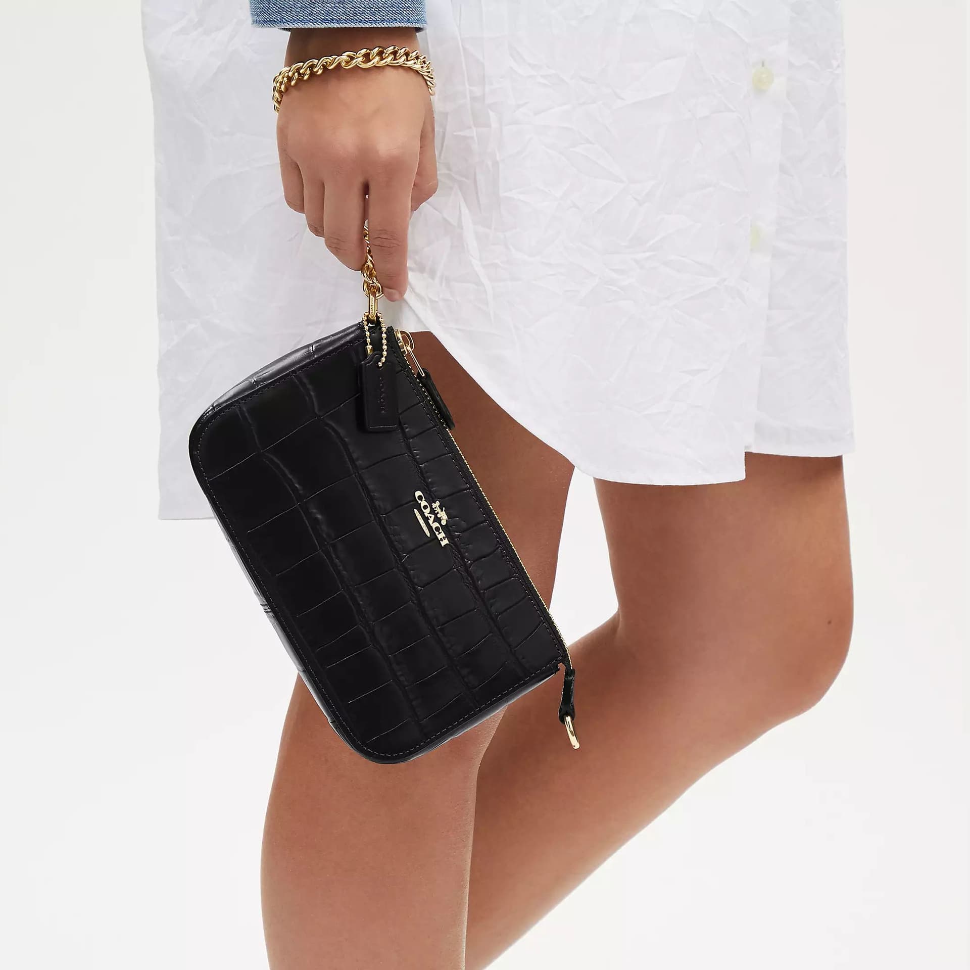 Мини-сумка COACH Nolita 19 Black - изображение 4