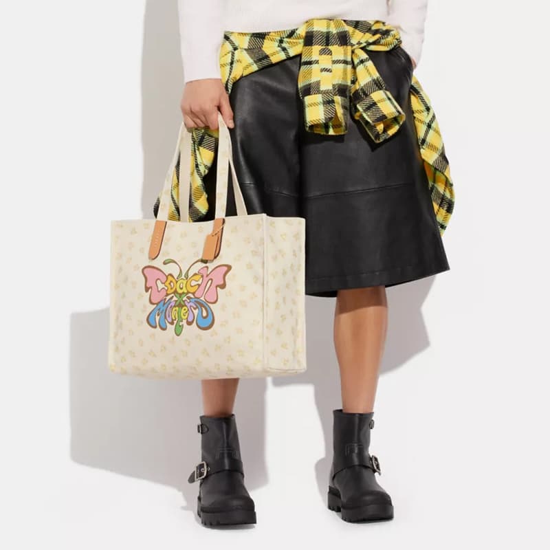 Мини-сумка COACH x Lil Nas Canvas 43 Tote Bag - изображение 4
