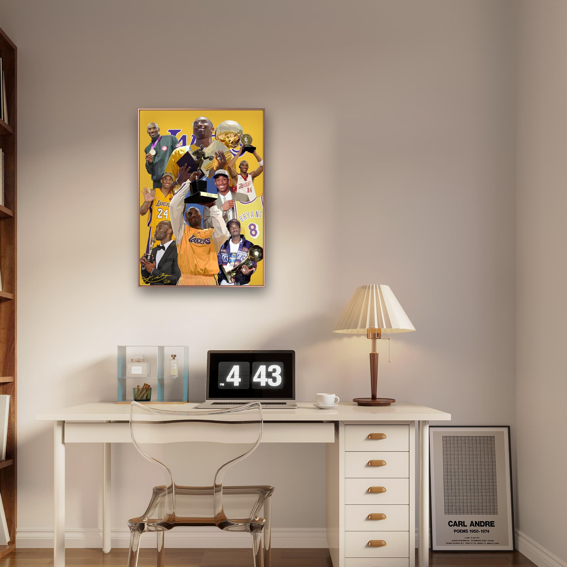 Постер Kobe Bryant the king of Los Angeles Lakers( Hahnemhle - изображение 4