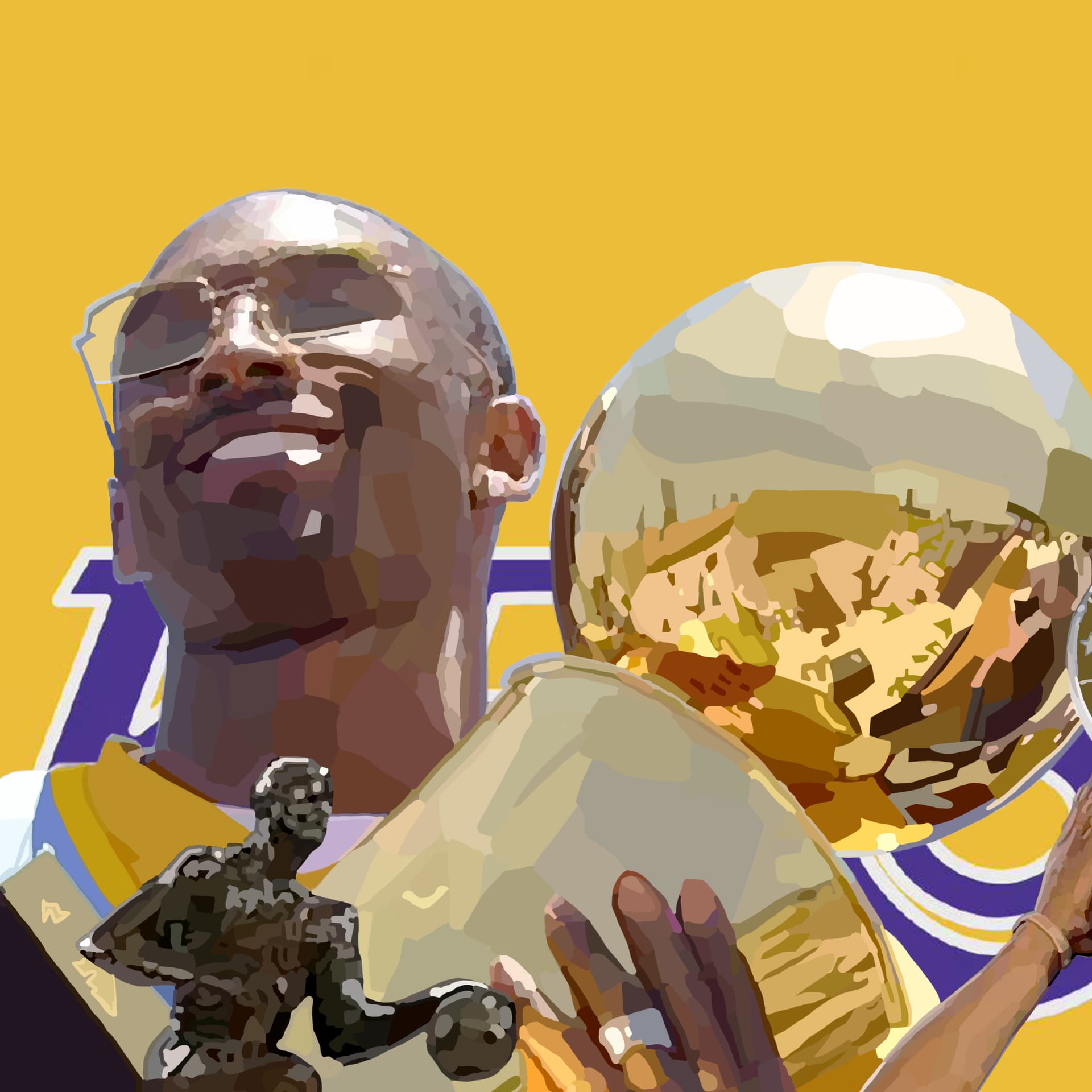 Постер Kobe Bryant the king of Los Angeles Lakers( Hahnemhle - изображение 6