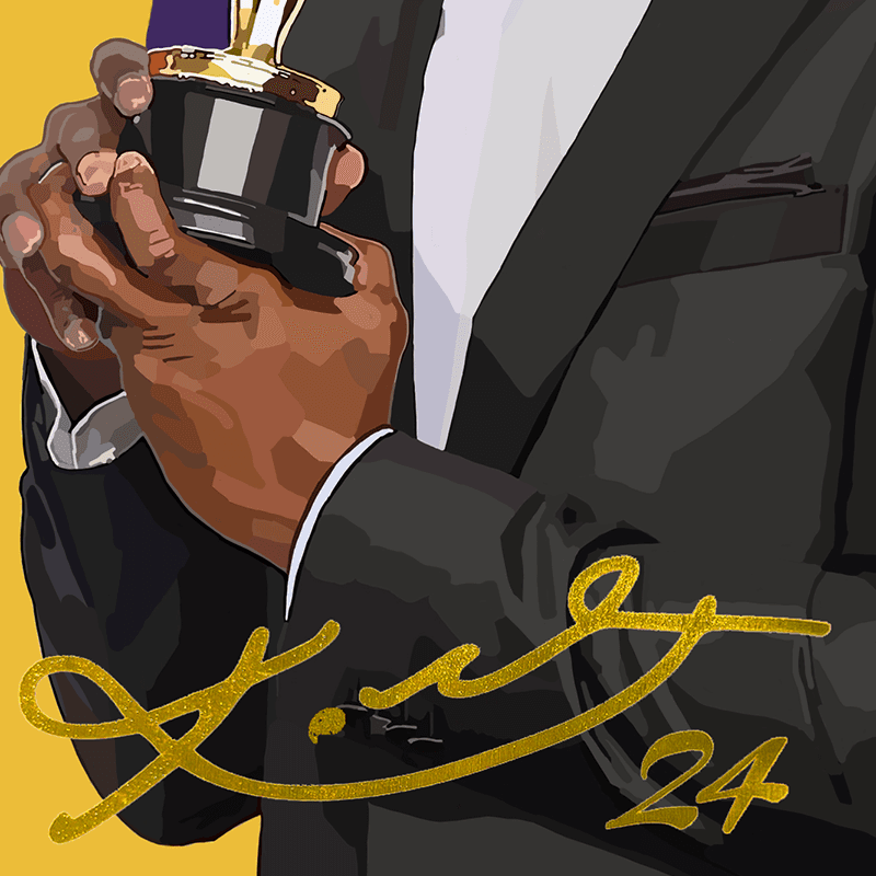 Постер Kobe Bryant the king of Los Angeles Lakers( Hahnemhle - изображение 7