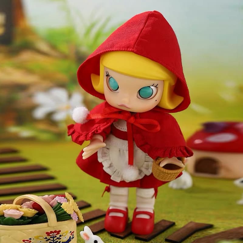 Фигурка POP MART MOLLY Kenny Swork x MOLLY Little Red Riding Hood BJD - изображение 3