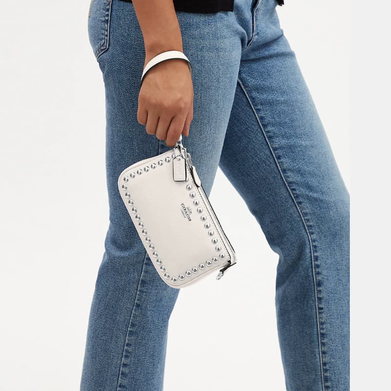 Мини-сумка COACH Nolita 19 White - изображение 4