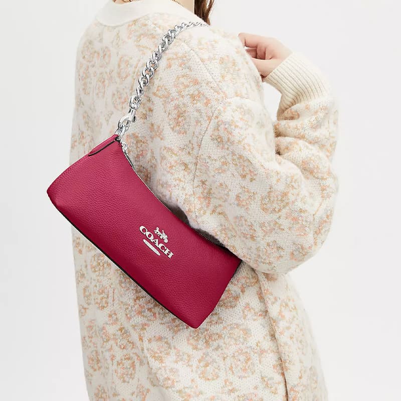 Мини-сумка COACH Charlotte 25 Bright Purple - изображение 5