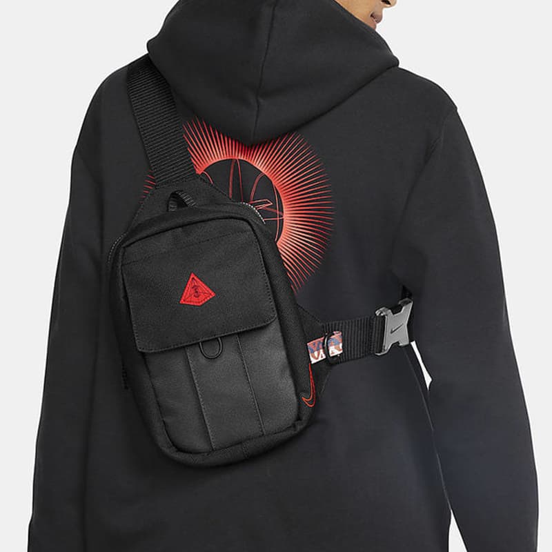 Нагрудная сумка Nike Kyrie Crossbody Black - изображение 5