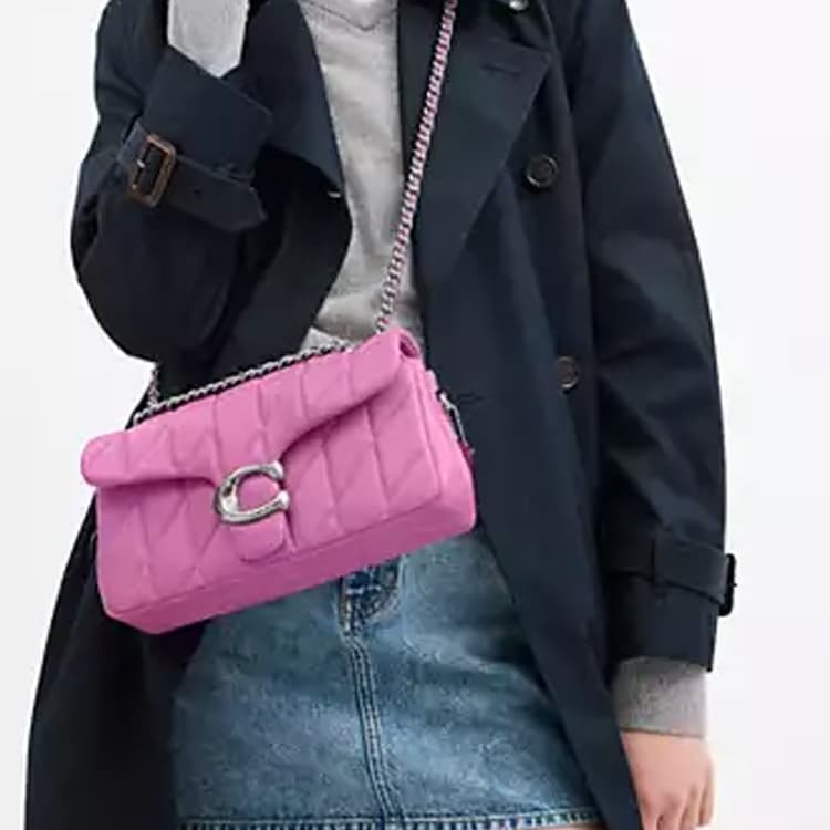 Сумка через плечо COACH Tabby 26 Pink - изображение 6
