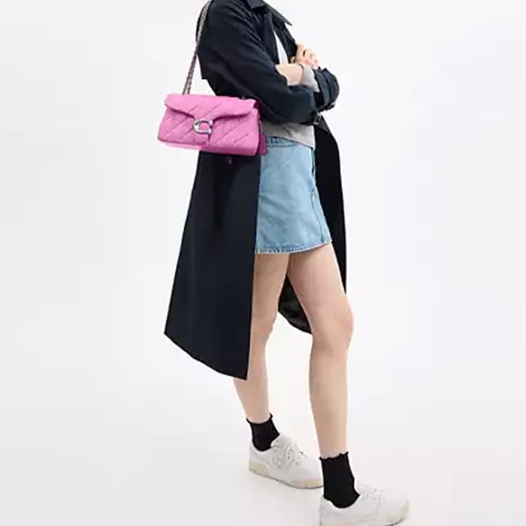 Сумка через плечо COACH Tabby 26 Pink - изображение 7