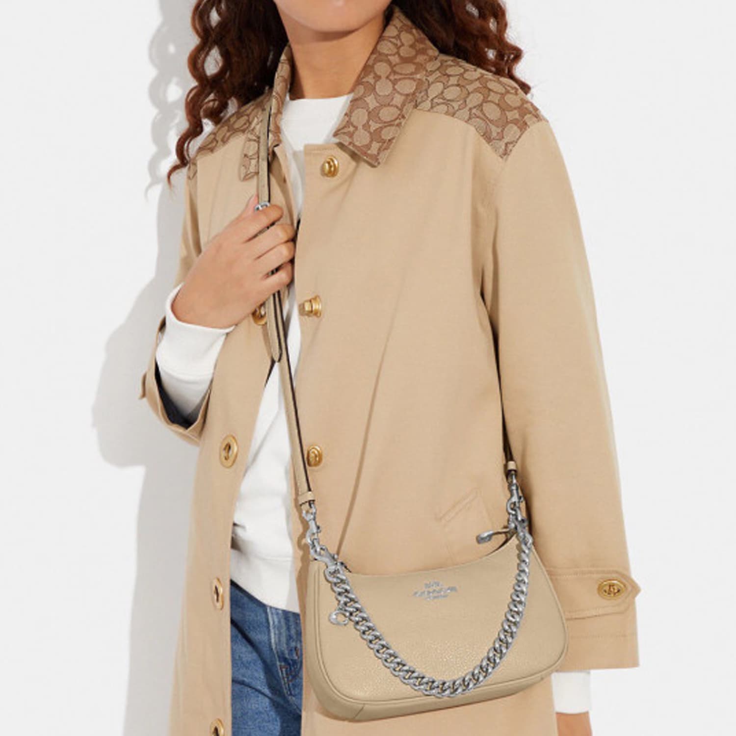 Мини-сумка COACH Teri 24 Ivory - изображение 4