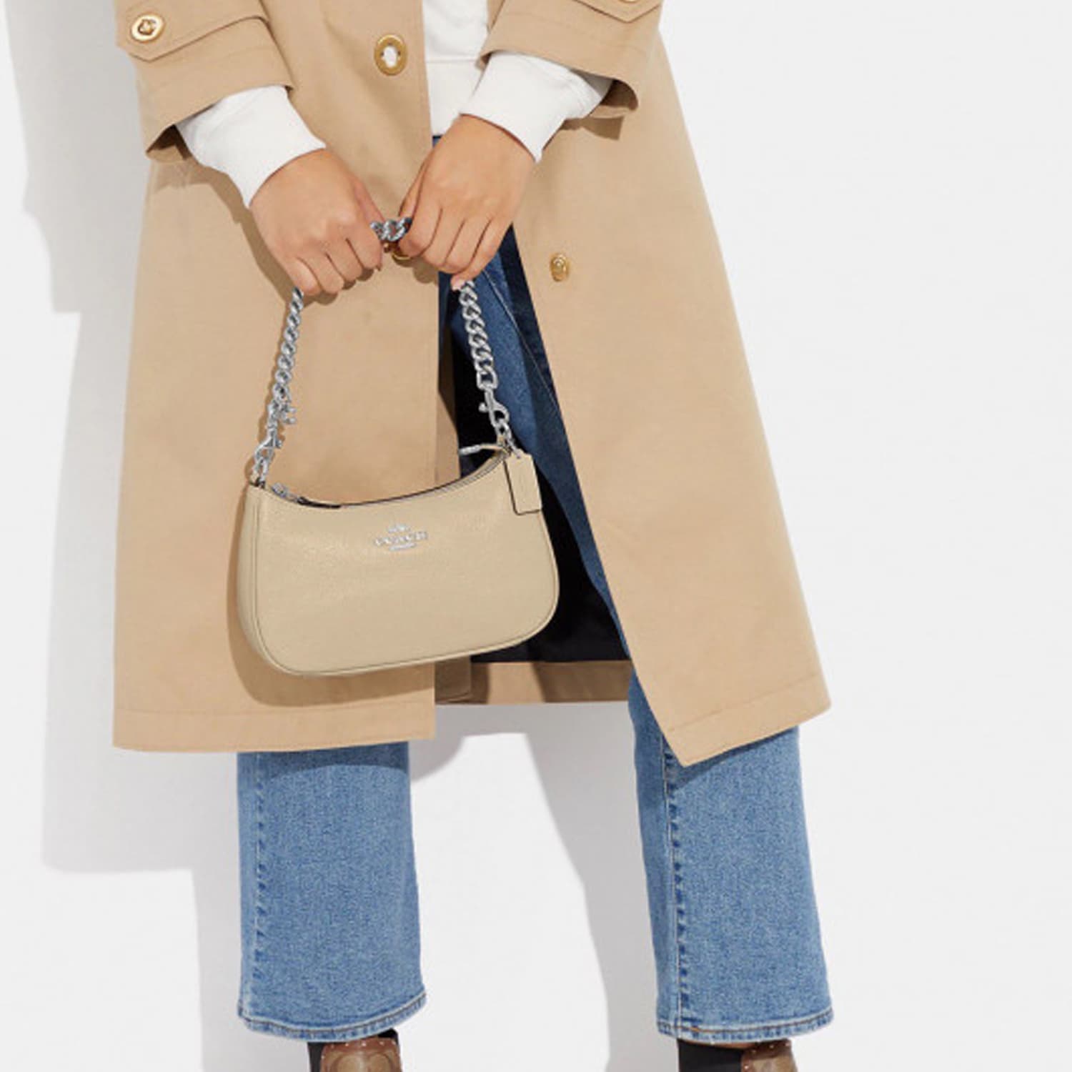 Мини-сумка COACH Teri 24 Ivory - изображение 5