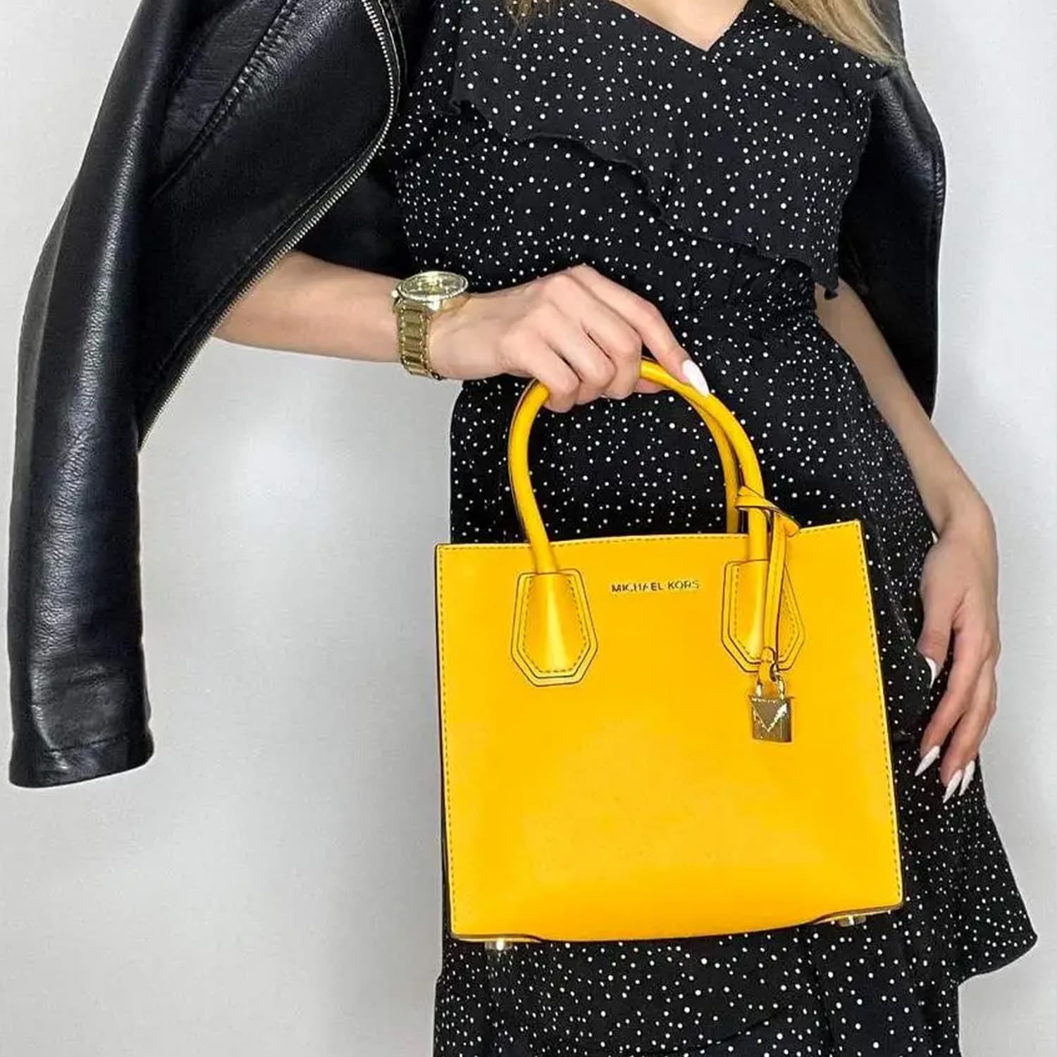 Сумка Michael Kors Mercer Lemon Yellow - изображение 5