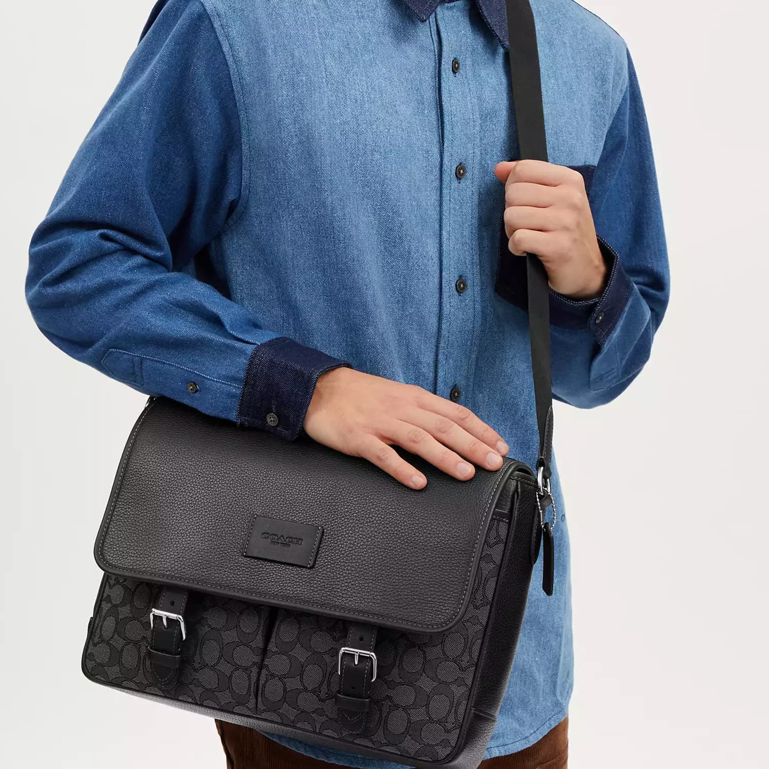 Сумка через плечо COACH Sprint Messenger 33 - изображение 8