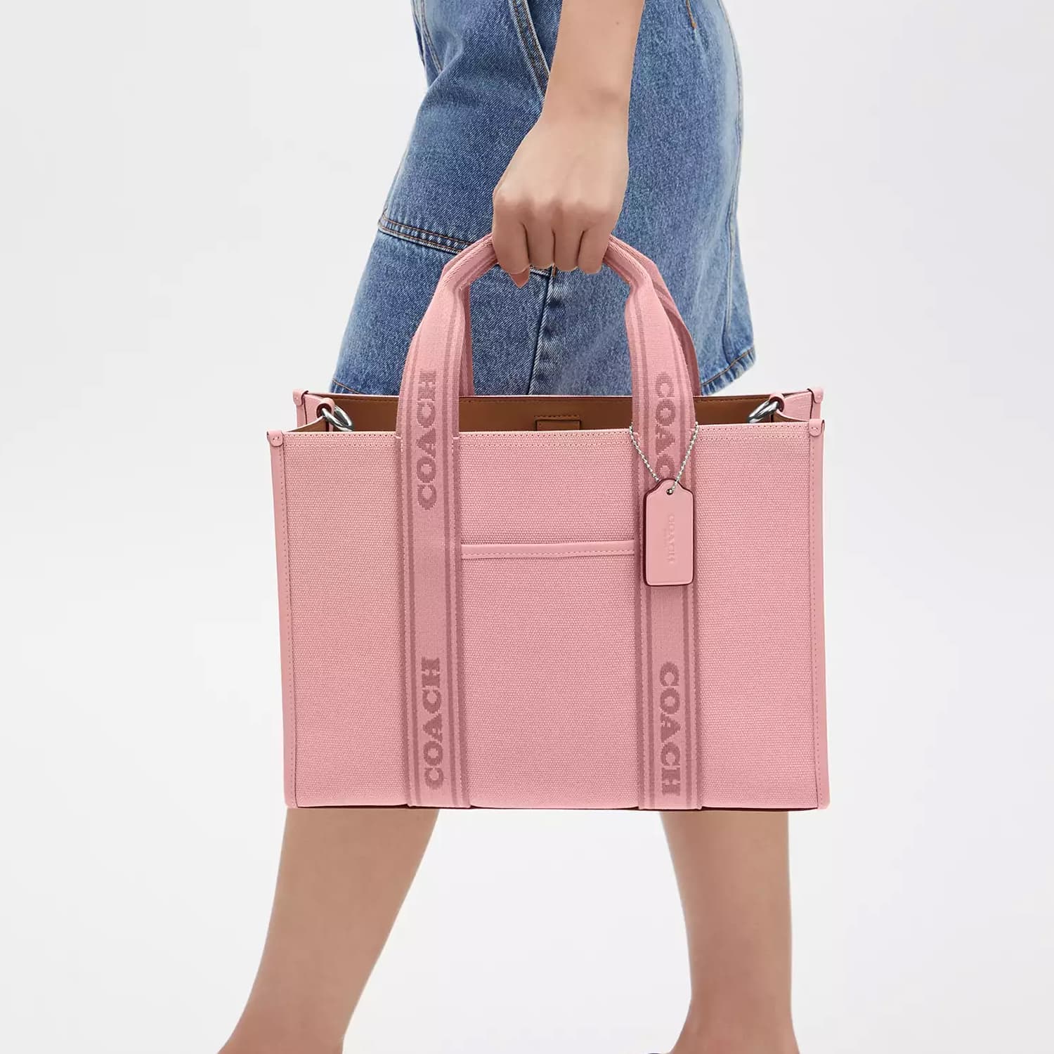 Сумка COACH Smith 34 Logo Tote - изображение 4
