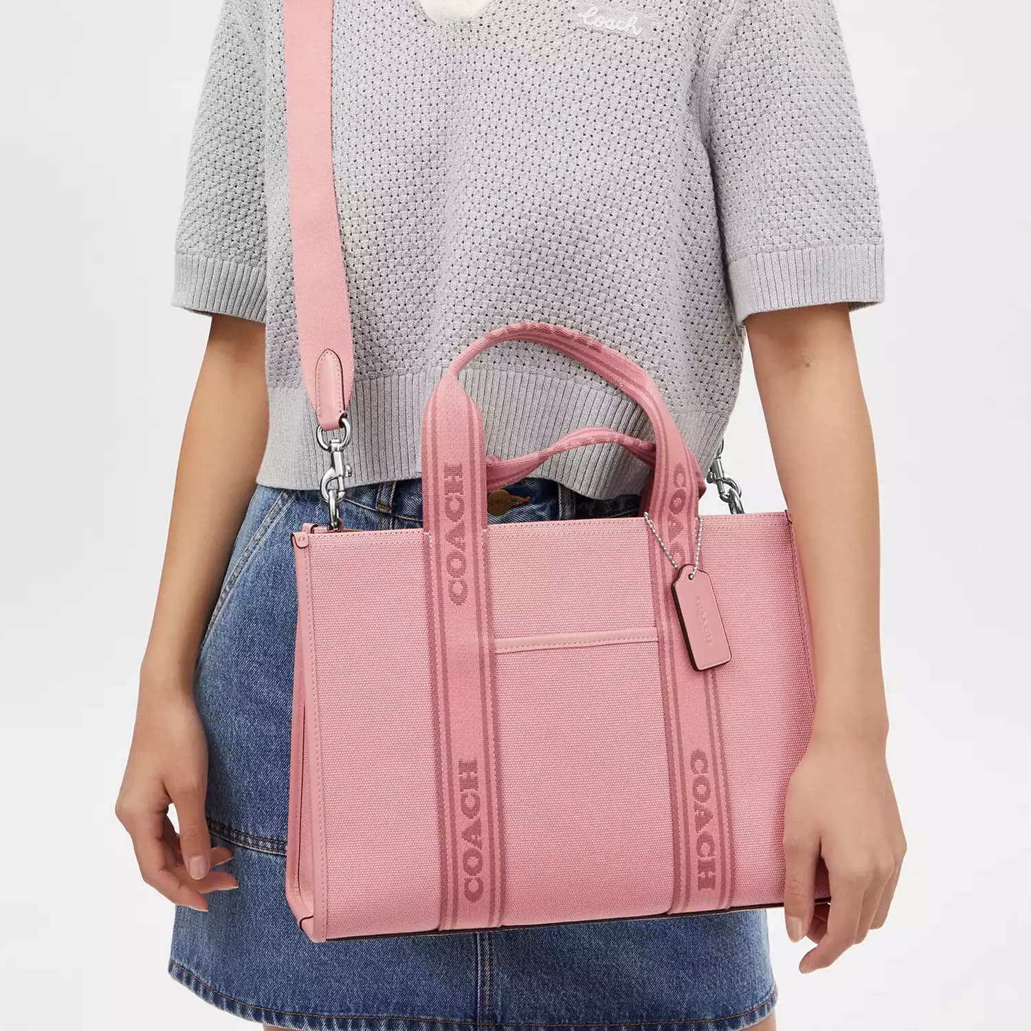 Сумка COACH Smith 34 Logo Tote - изображение 3