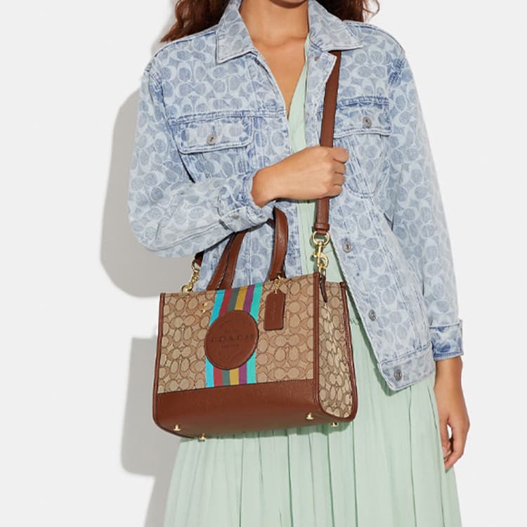 Сумка COACH Dempsey 30 Tote - изображение 5