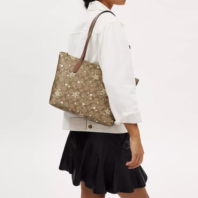 Мини-сумка COACH Zip Top Tote 29 - изображение 4