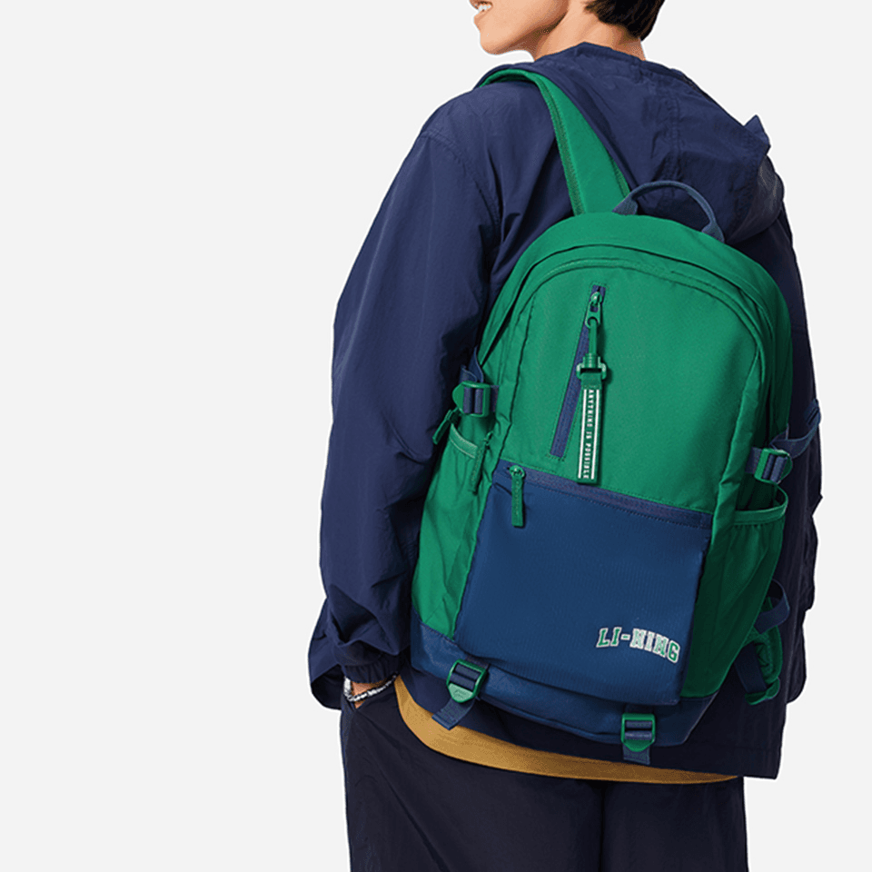 Рюкзак LiNing Backpack Cadmium Green Deep Blue - изображение 9