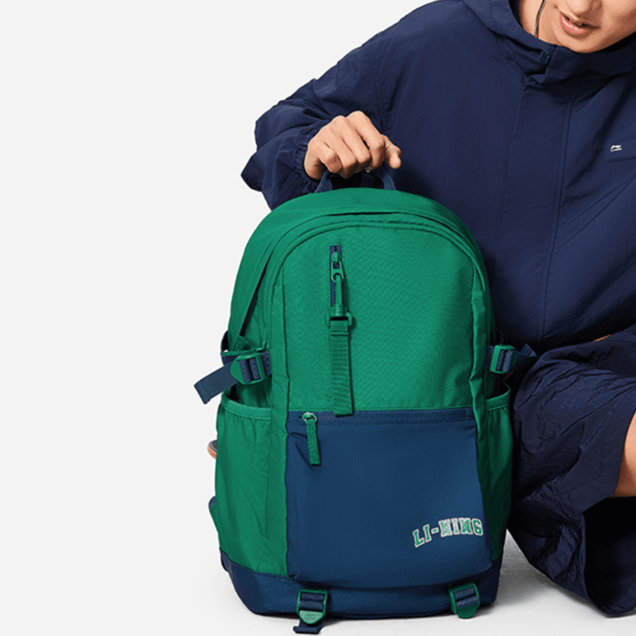 Рюкзак LiNing Backpack Cadmium Green Deep Blue - изображение 8