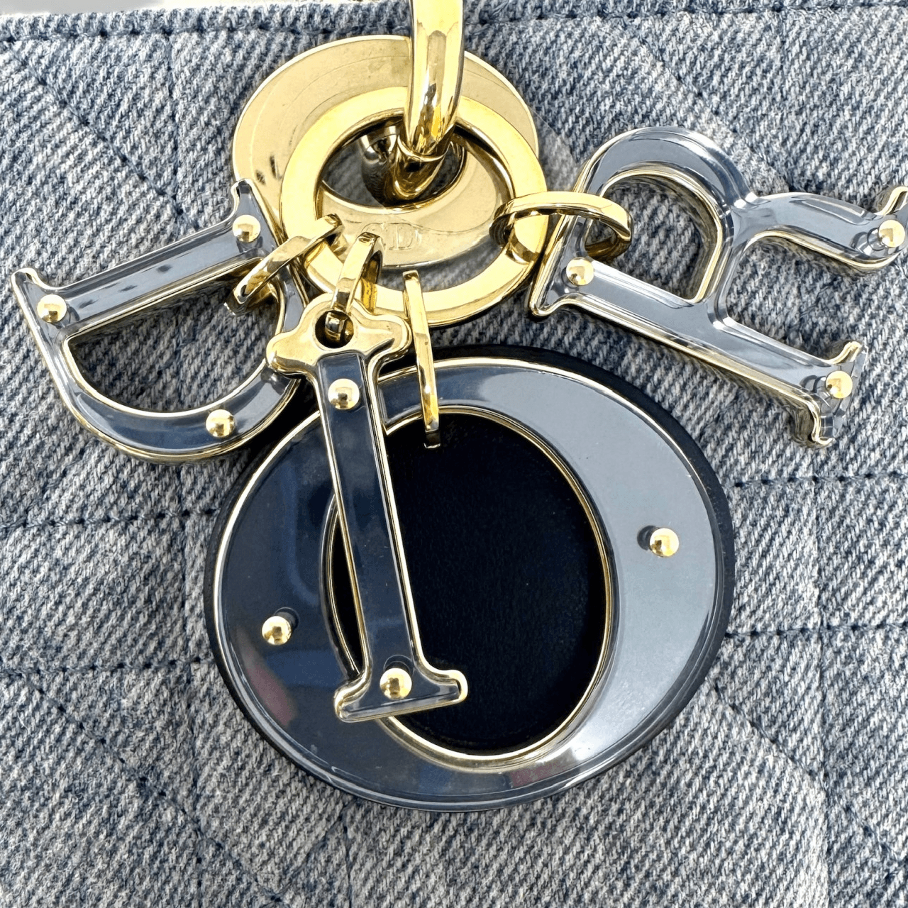 Сумка Dior Lady Dior Denim Blue - изображение 11