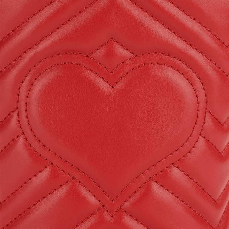 Мини-сумка Gucci GG Marmont Mini Red - изображение 5