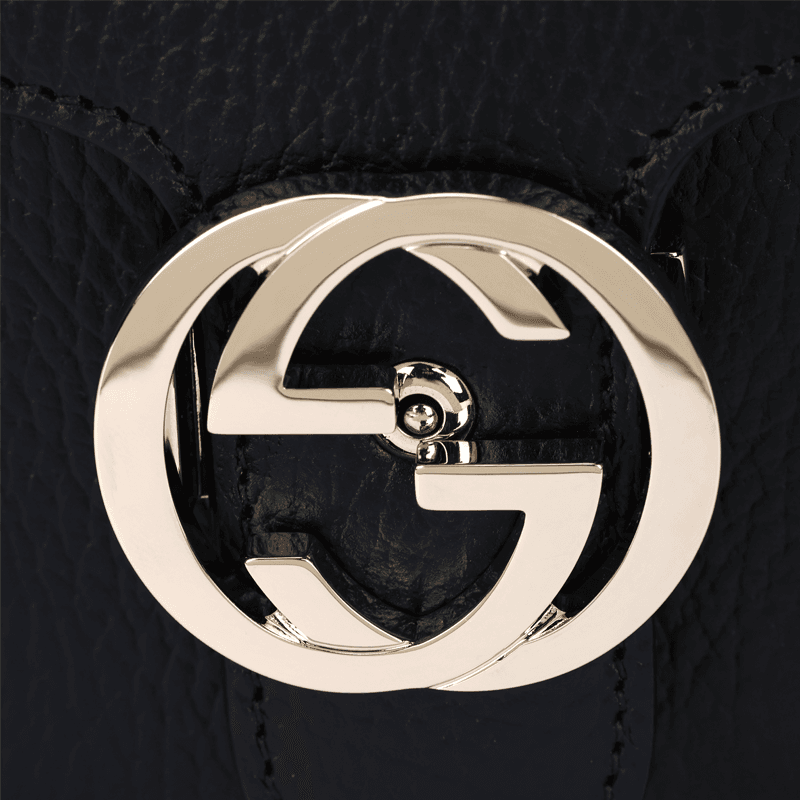 Сумка через плечо GUCCI GG Chain Shoulder Bag Small Black - изображение 5