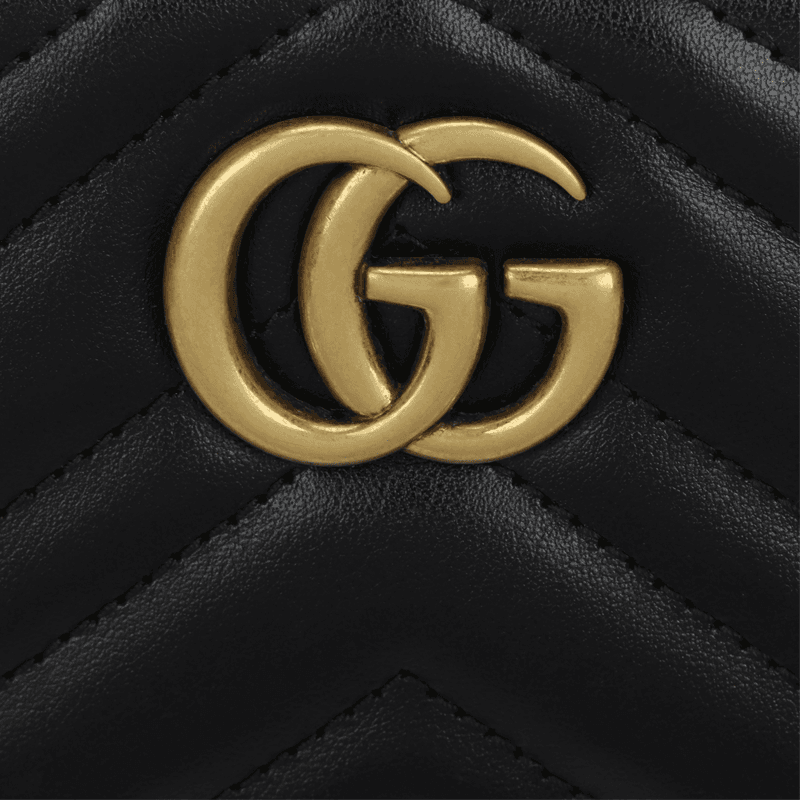 Мини-сумка Gucci GG Marmont Mini Black - изображение 5