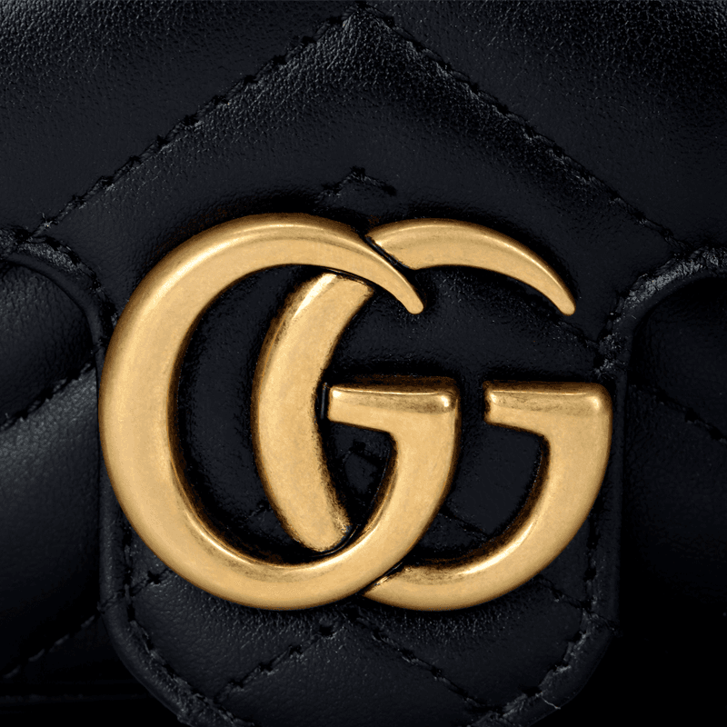 Сумка через плечо Gucci GG Marmont Black - изображение 5