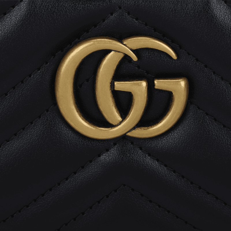 Мини-сумка Gucci GG Marmont Mini Black - изображение 5